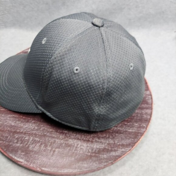 Adidas Gray Mesh Baseball Cap  L/XL  Stretch - Picture 3 of 10